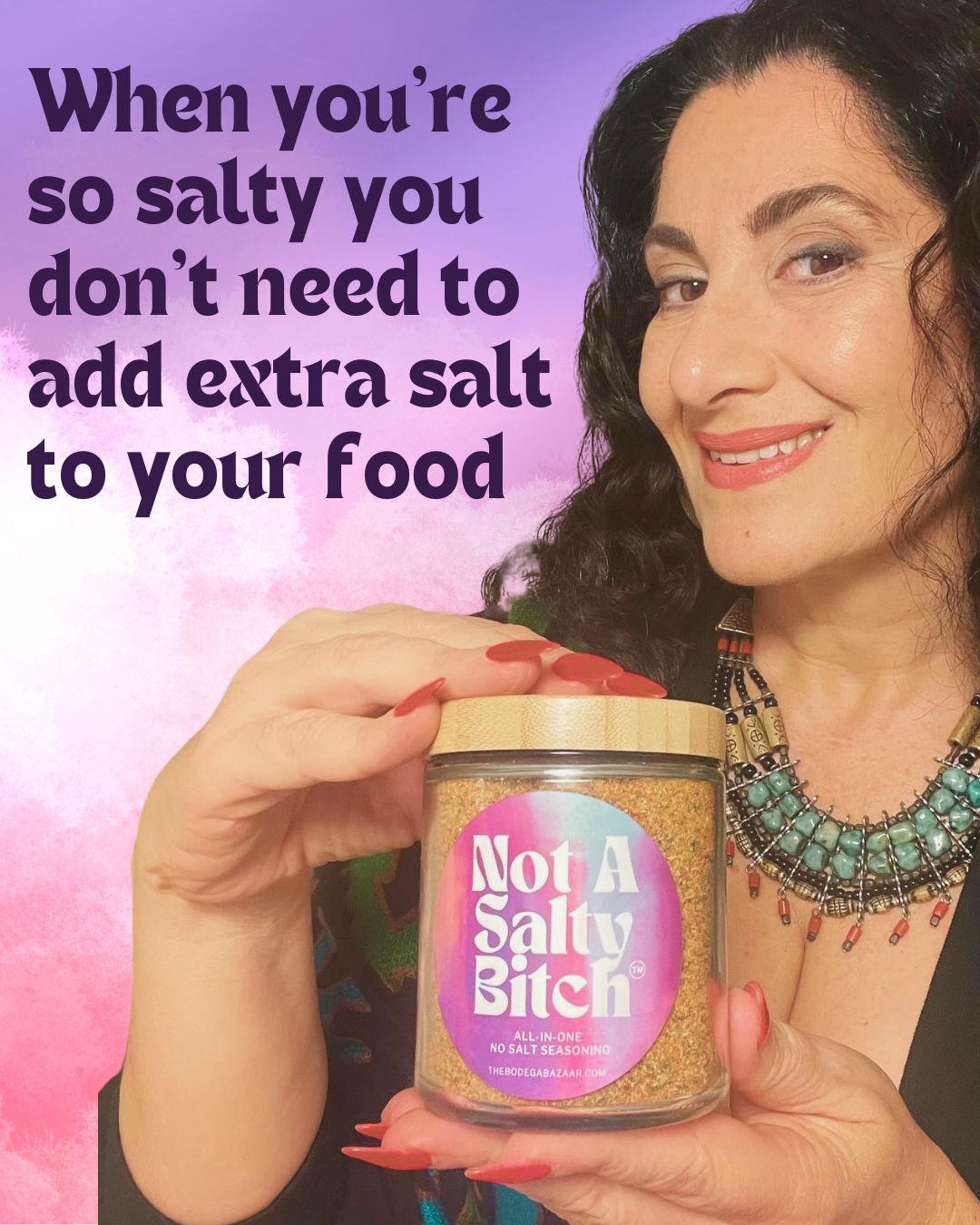 Not A Salty Bitch Resealable Bag